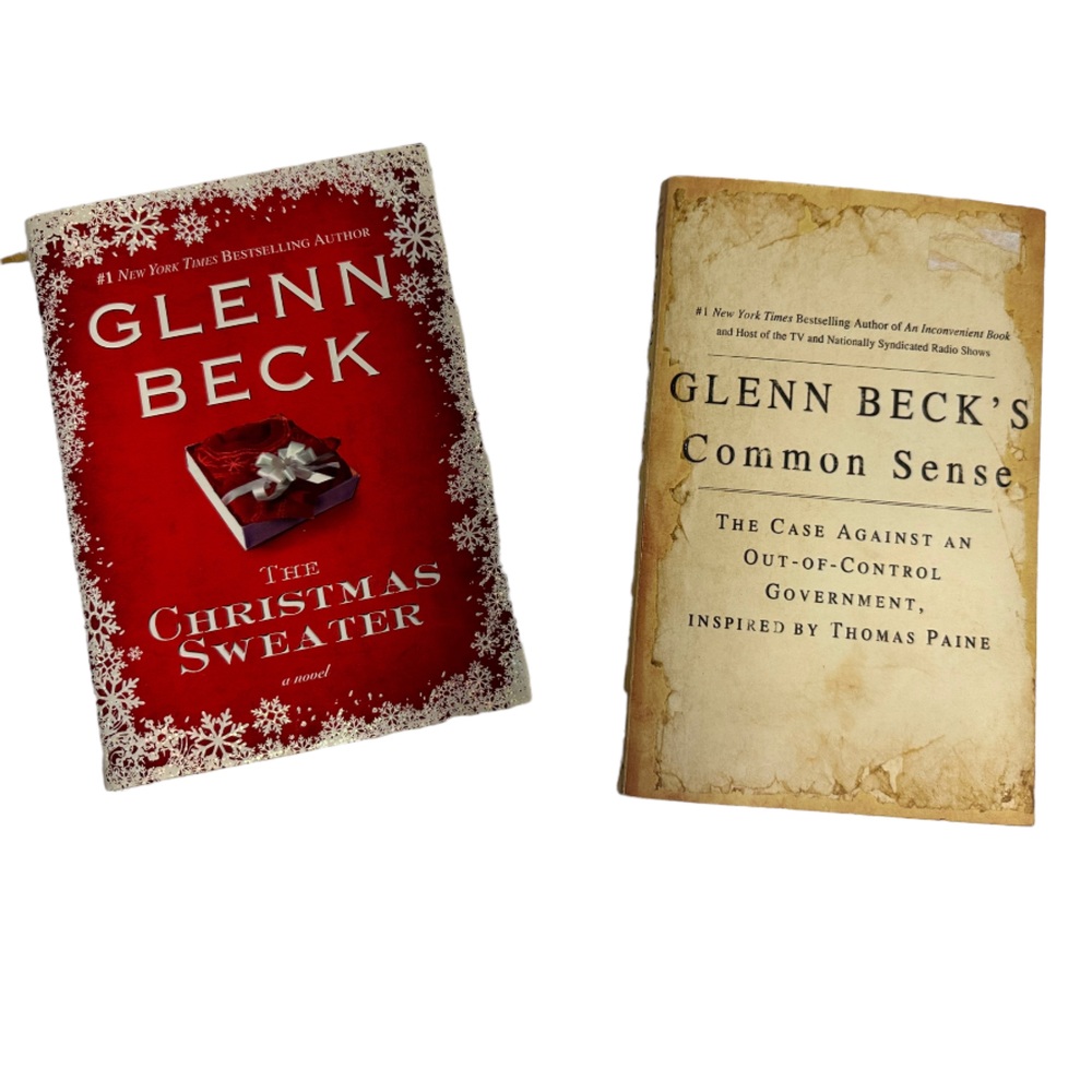 GLENN BECK Two Books: GLENN BECK'S
Common‎ Sense & The Christmas Sweater